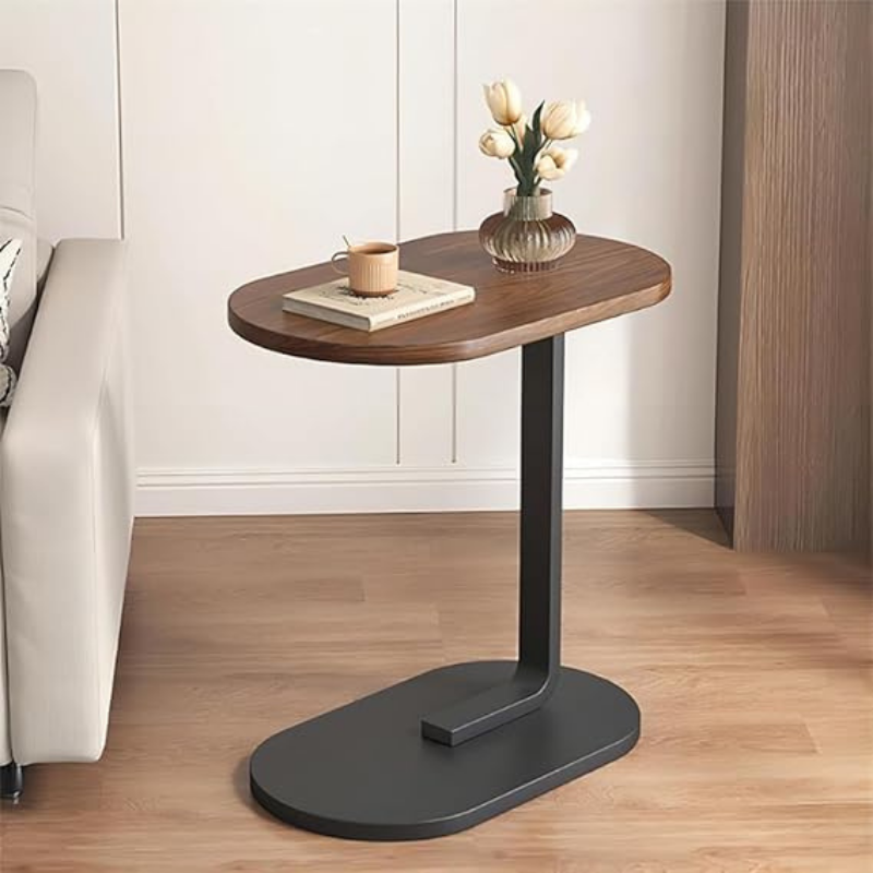 Pixa Table d'Appoint Haute Salon en Forme de C
