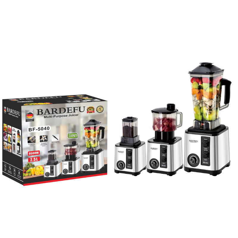 Pixa Mixeur Multifonction 3 en 1 – Tout-en-Un pour Votre Cuisine