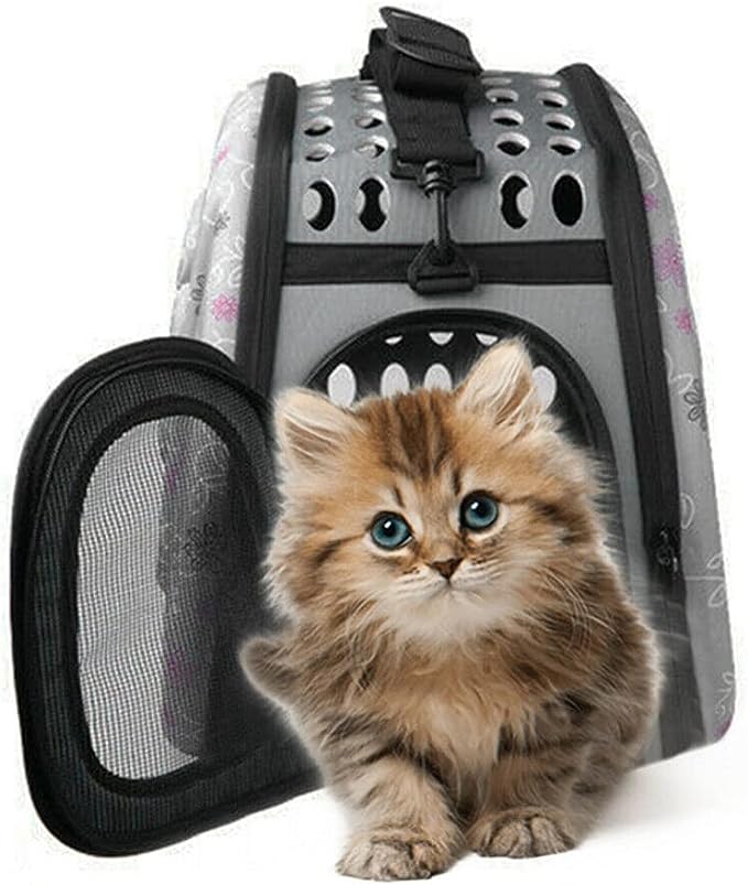 Sac de Voyage Pliable pour Petits Chats et Chiens