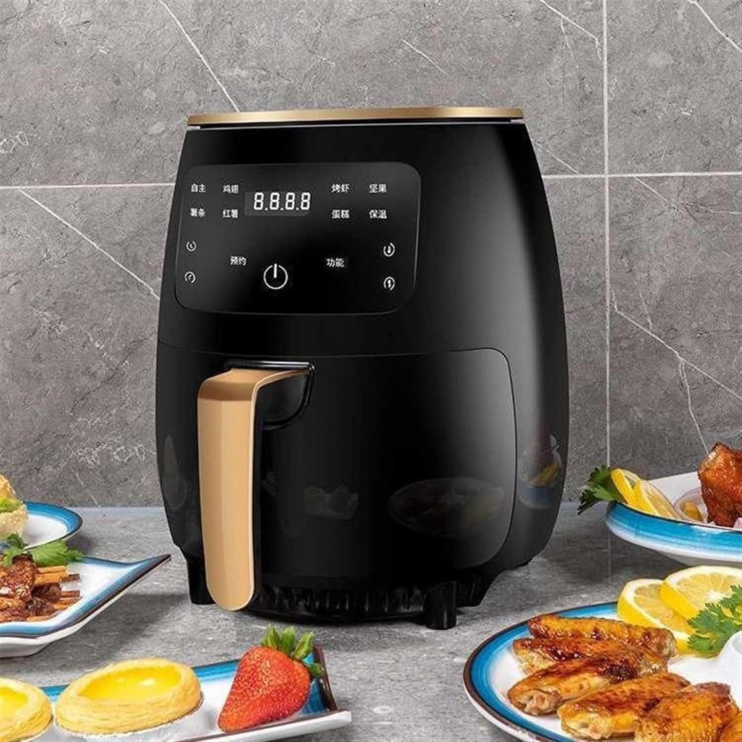 Friteuse électrique sans huile écran tactile