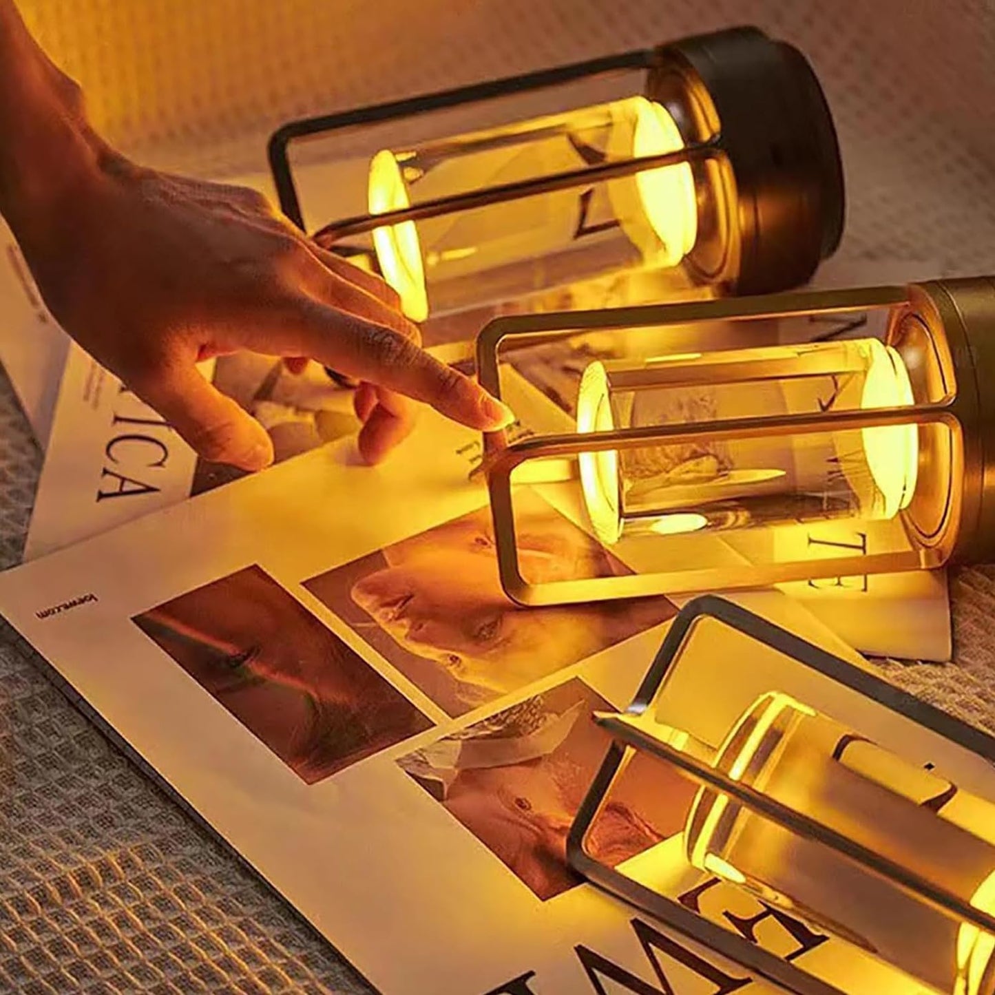 Lampe de Table de Bar et Chevet de Luxe légère Rechargeable