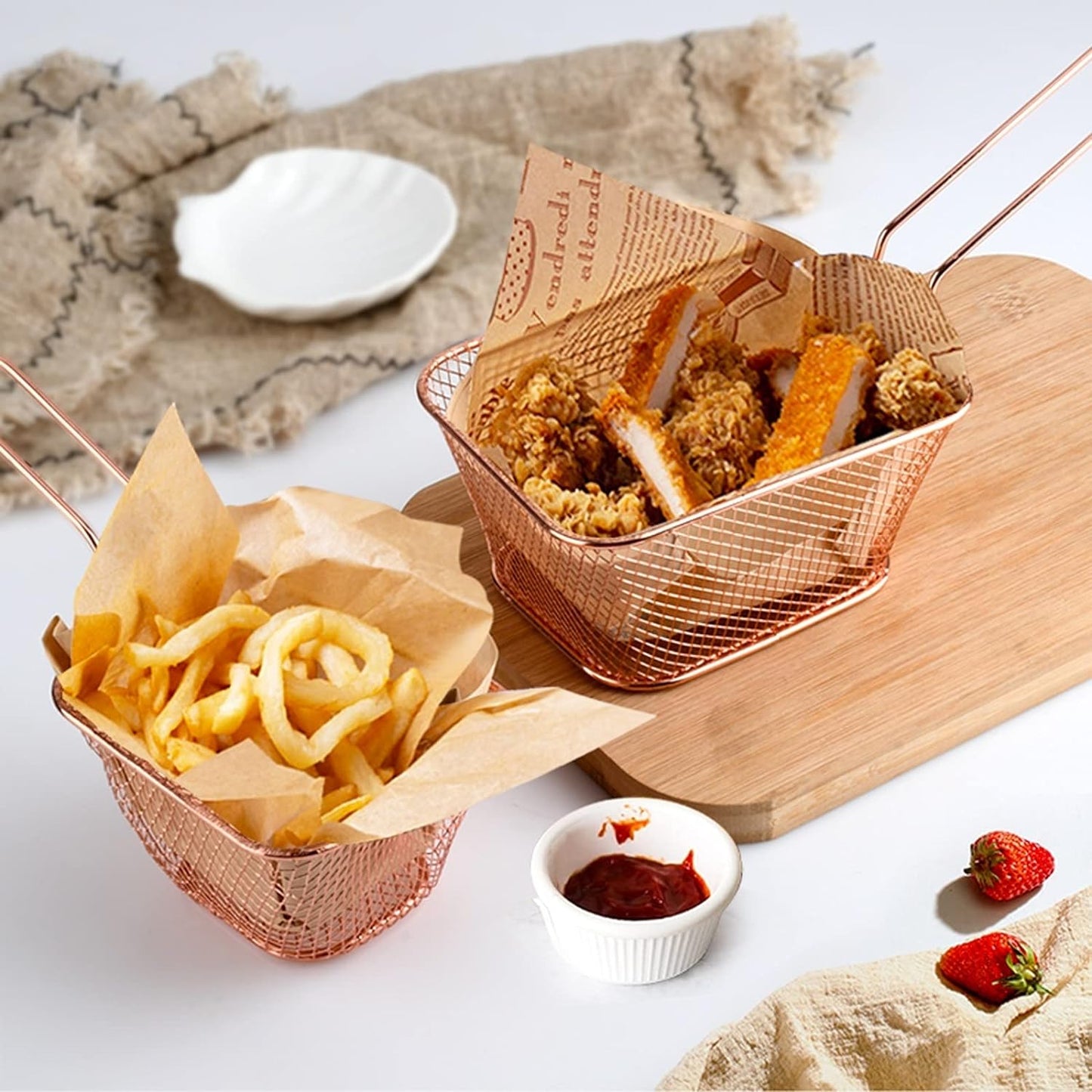 Panier de Friteuse Pixa en acier inoxydable