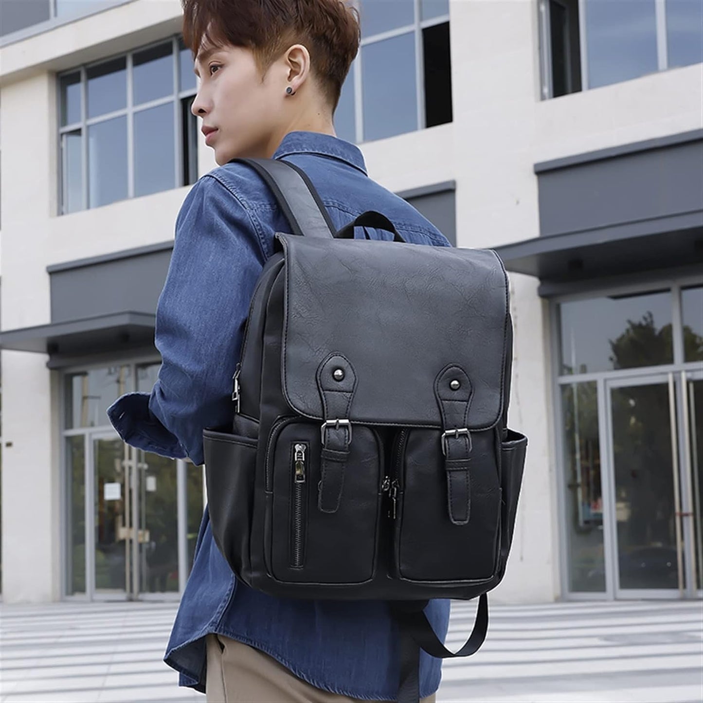 Sac à dos de luxe en cuir