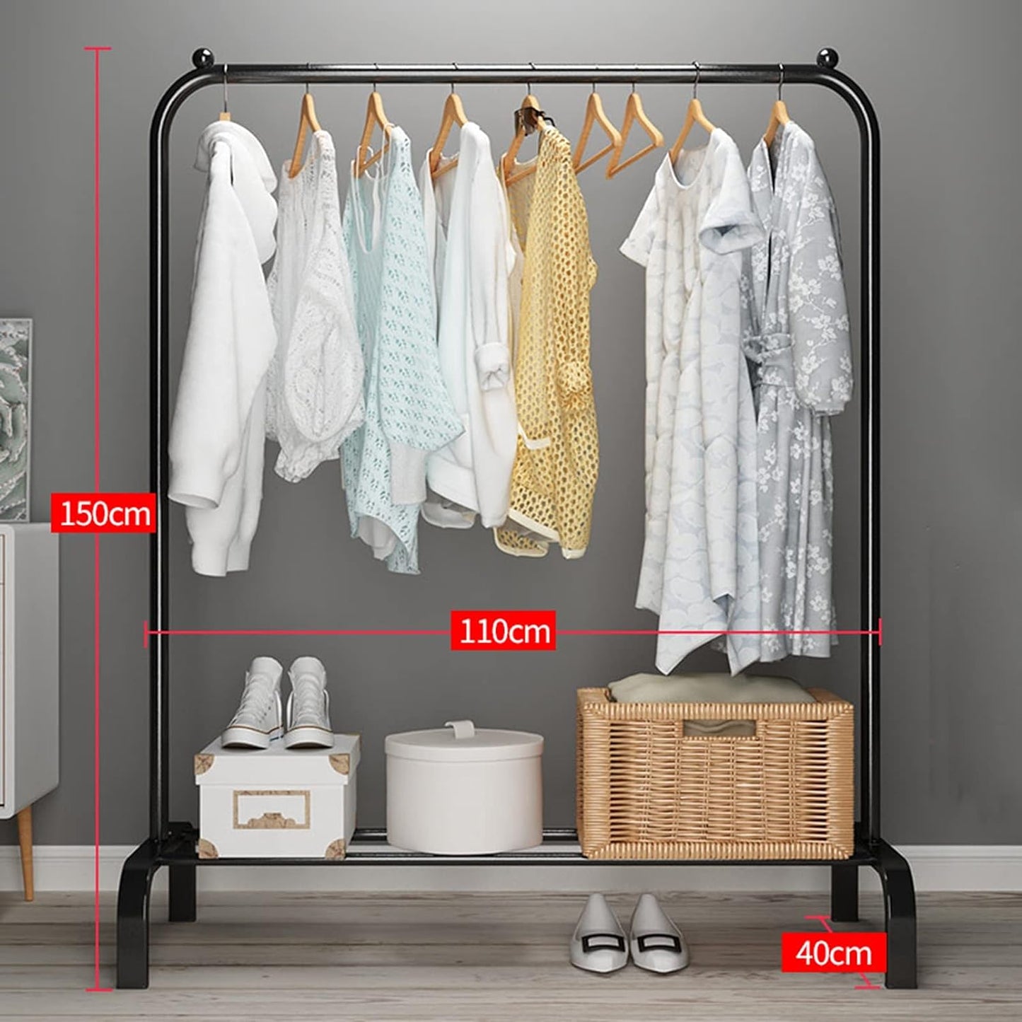 Pixa Porte Vêtements en Métal