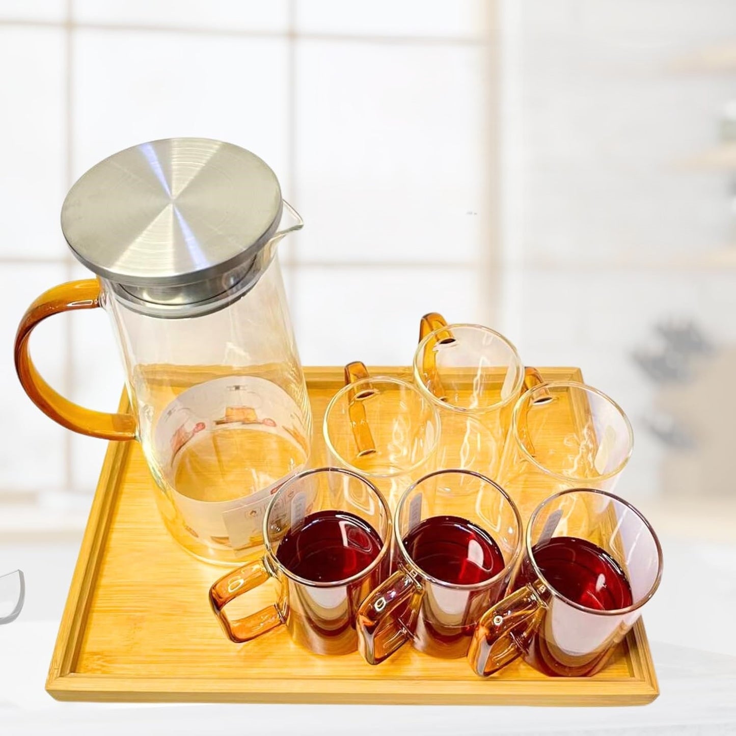 Ensemble de verrerie élégant en cristal moderne