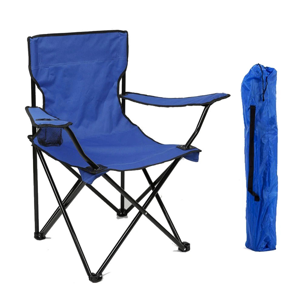Chaise de camping Pliante avec Porte-gobelet - PixaMaoc