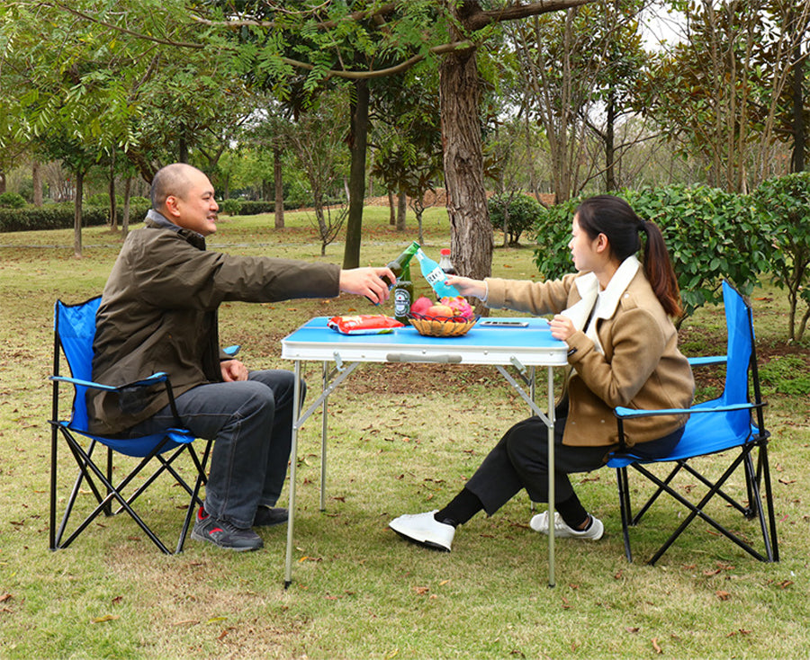 Chaise de camping Pliante avec Porte-gobelet - PixaMaoc