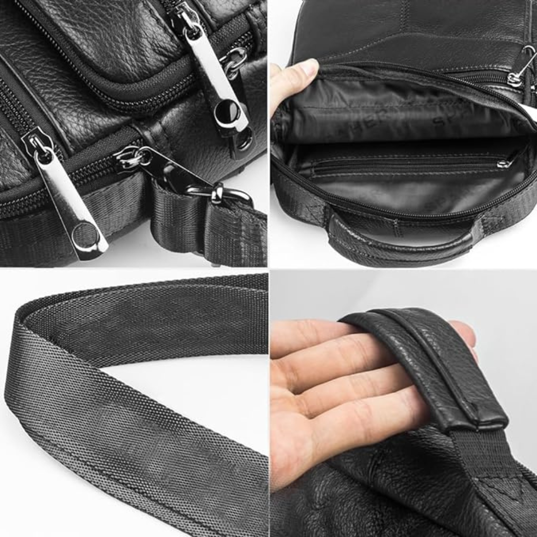 Sac à Main Pixa en Cuir Rétro Business