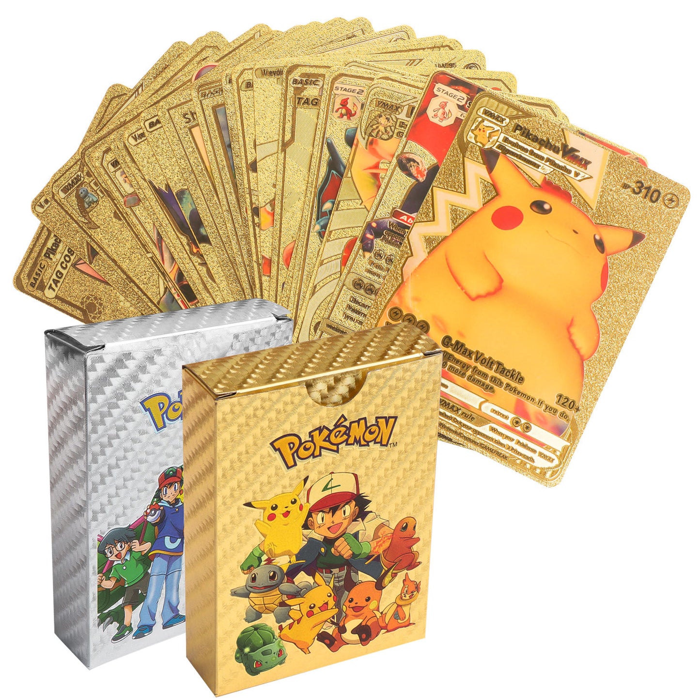 Pack 55 Cartes Pokémon Vmax GX Collection Rare