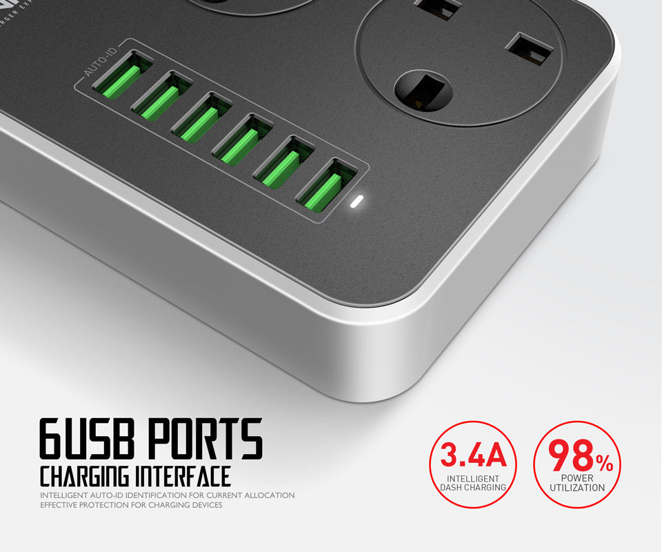 Plustar Multiprise SC3604 USB - PixaMaoc
