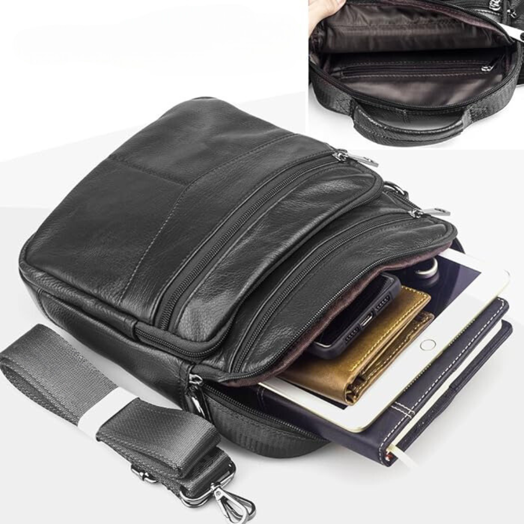 Sac à Main Pixa en Cuir Rétro Business