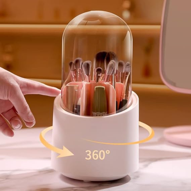 Organisateur de Maquillage PIXA Pivotant 360° avec Housse Transparente