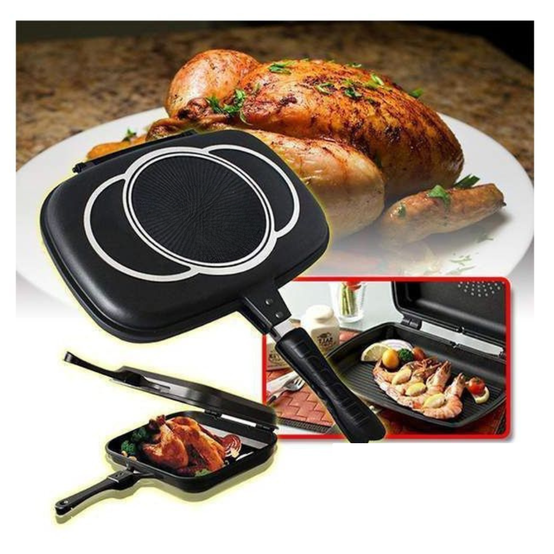 Poêle Pixa Double Grill Antiadhésif