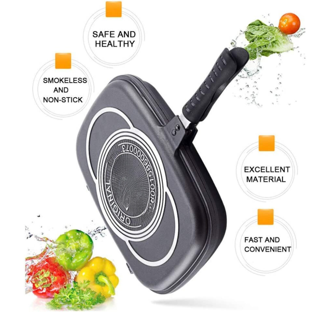 Poêle Pixa Double Grill Antiadhésif