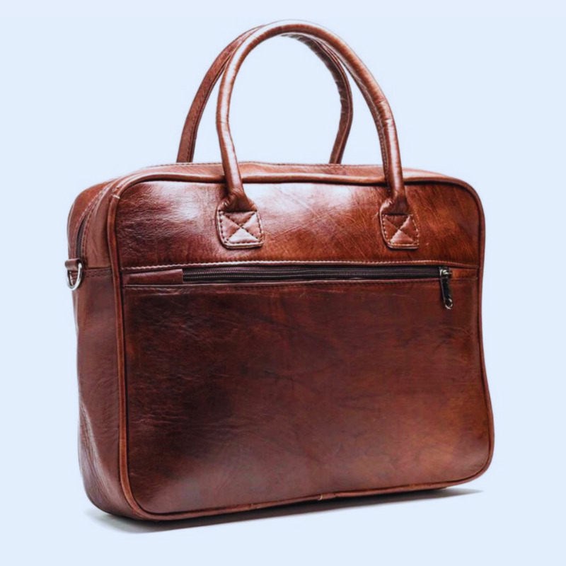Sac en cuir véritable Business man - PixaMaoc