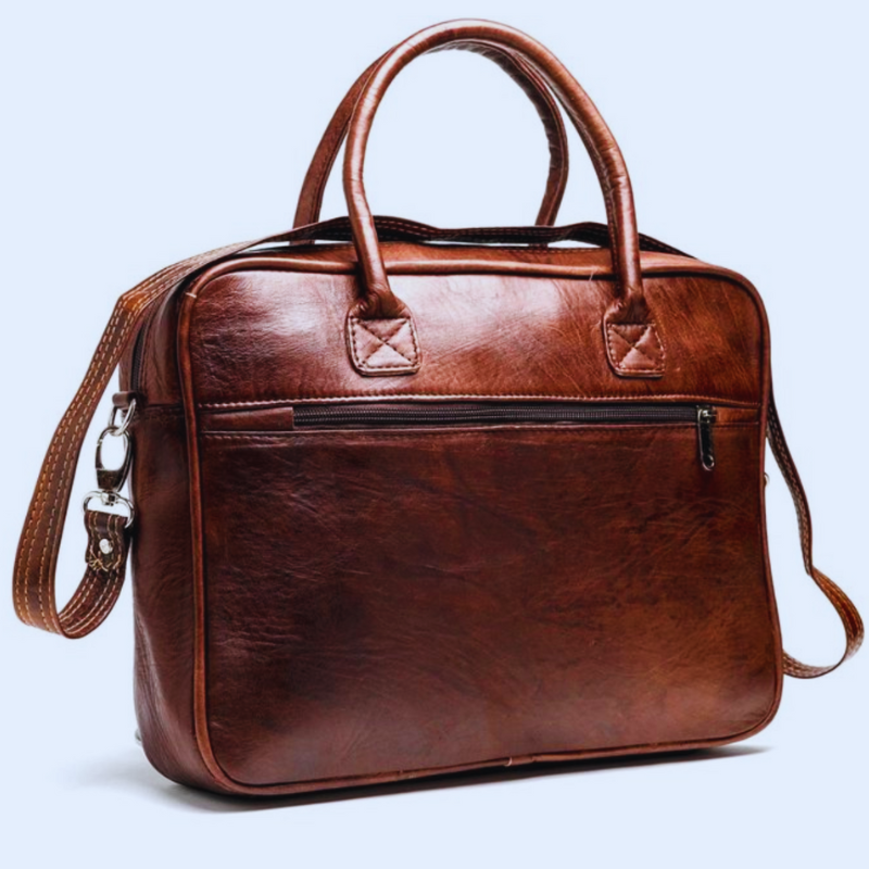Sac en cuir véritable Business man - PixaMaoc