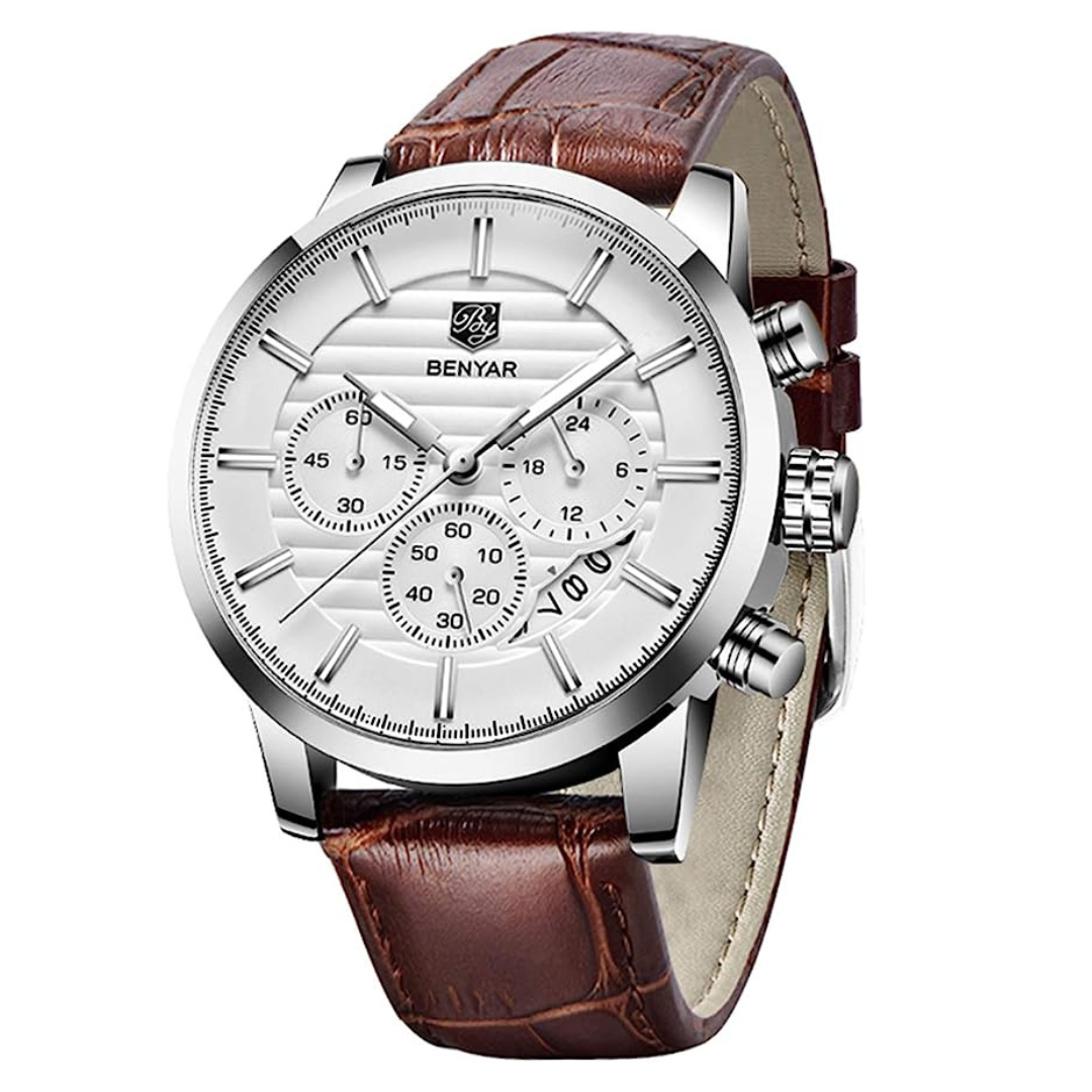 Montre de luxe chronographe Benyar - PixaMaoc