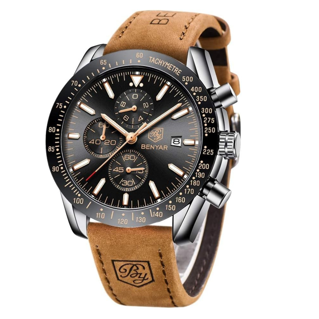 Montre de luxe benyar pour hommes