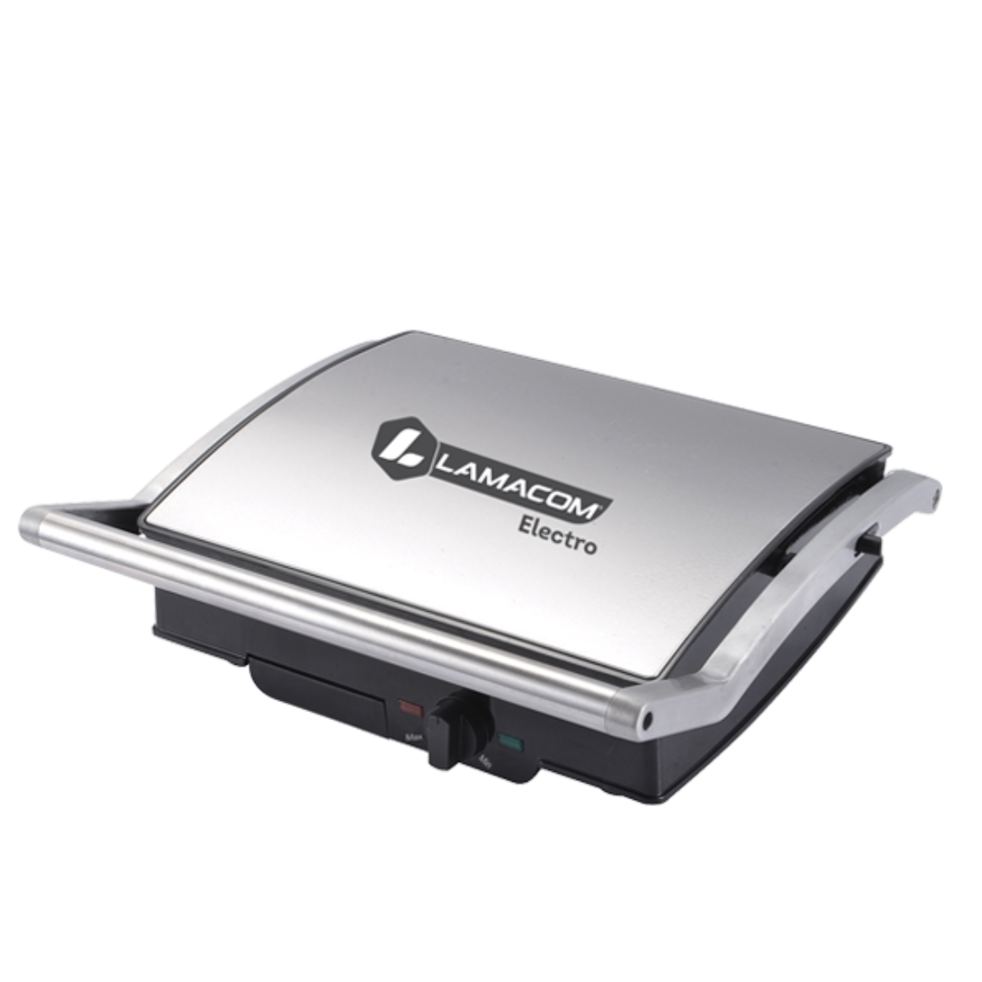 Pixa panini grille Lamacom avec 2 plaques de grandes surfaces