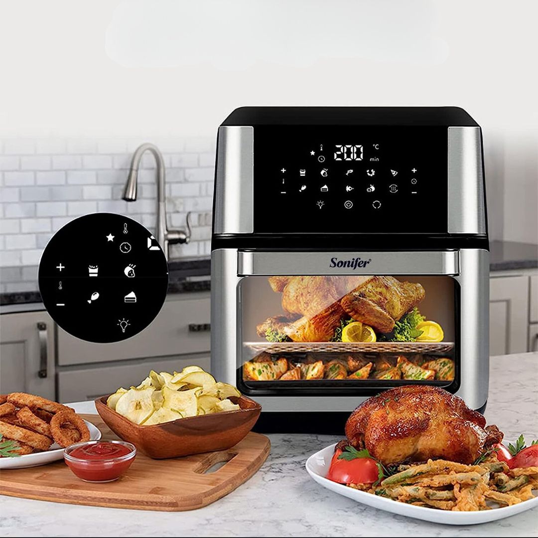 Friteuse à air sans huile avec écran tactile - PixaMaoc