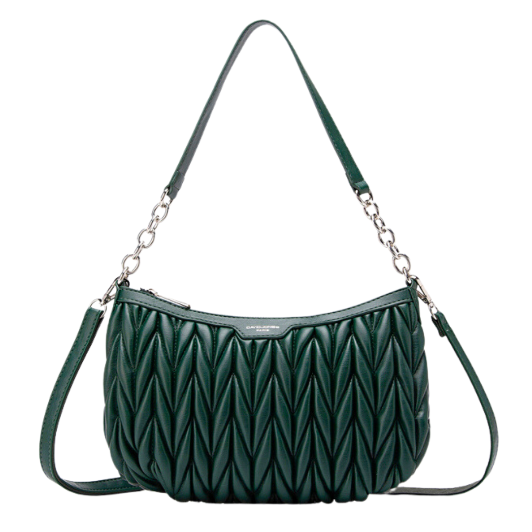 Sac à bandoulière matelassé à chevrons pour femme
