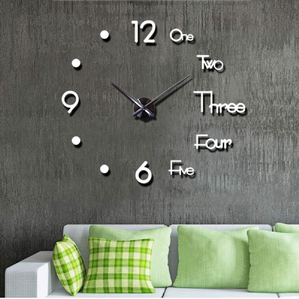Horloge Murale 3D Décorative de Maison