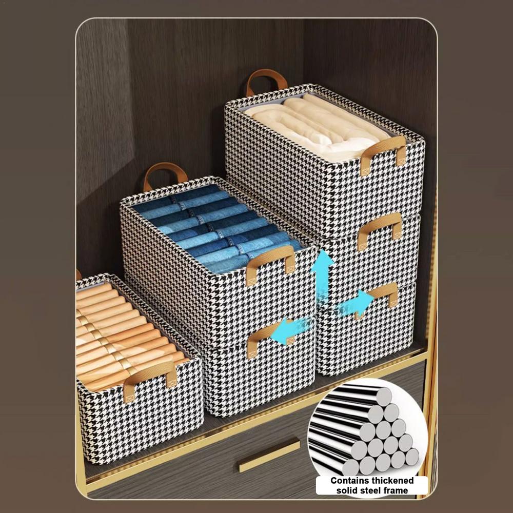 Pixa Boîte de rangement pour vêtements multifonctionnel lavable