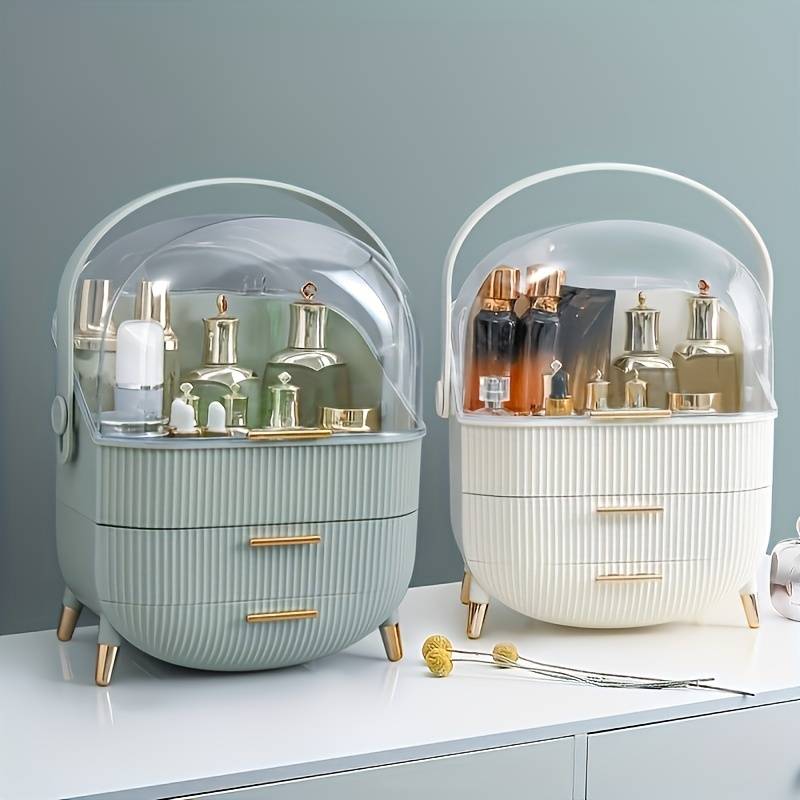 Organisateur de Maquillage Forme de Chat Transparent