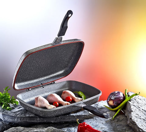 Poêle Pixa Double Grill Antiadhésif - PixaMaoc