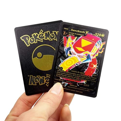 Cartes Pokémon Gold noire 10 cartes - PixaMaoc