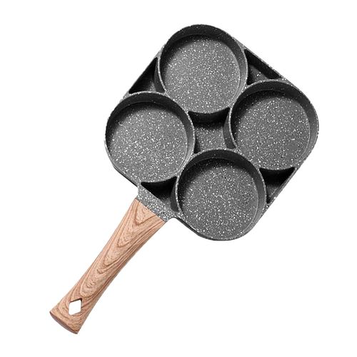 Poêle à Crêpes à 4 Emplacements Antiadhésive - PixaMaoc