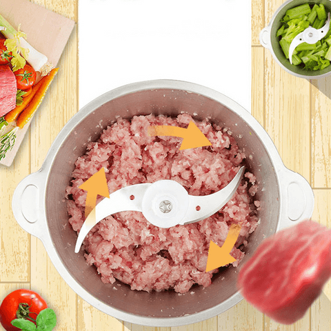 Haket Hachoir Pixa Électrique Avec Bol Acier Inox - PixaMaoc