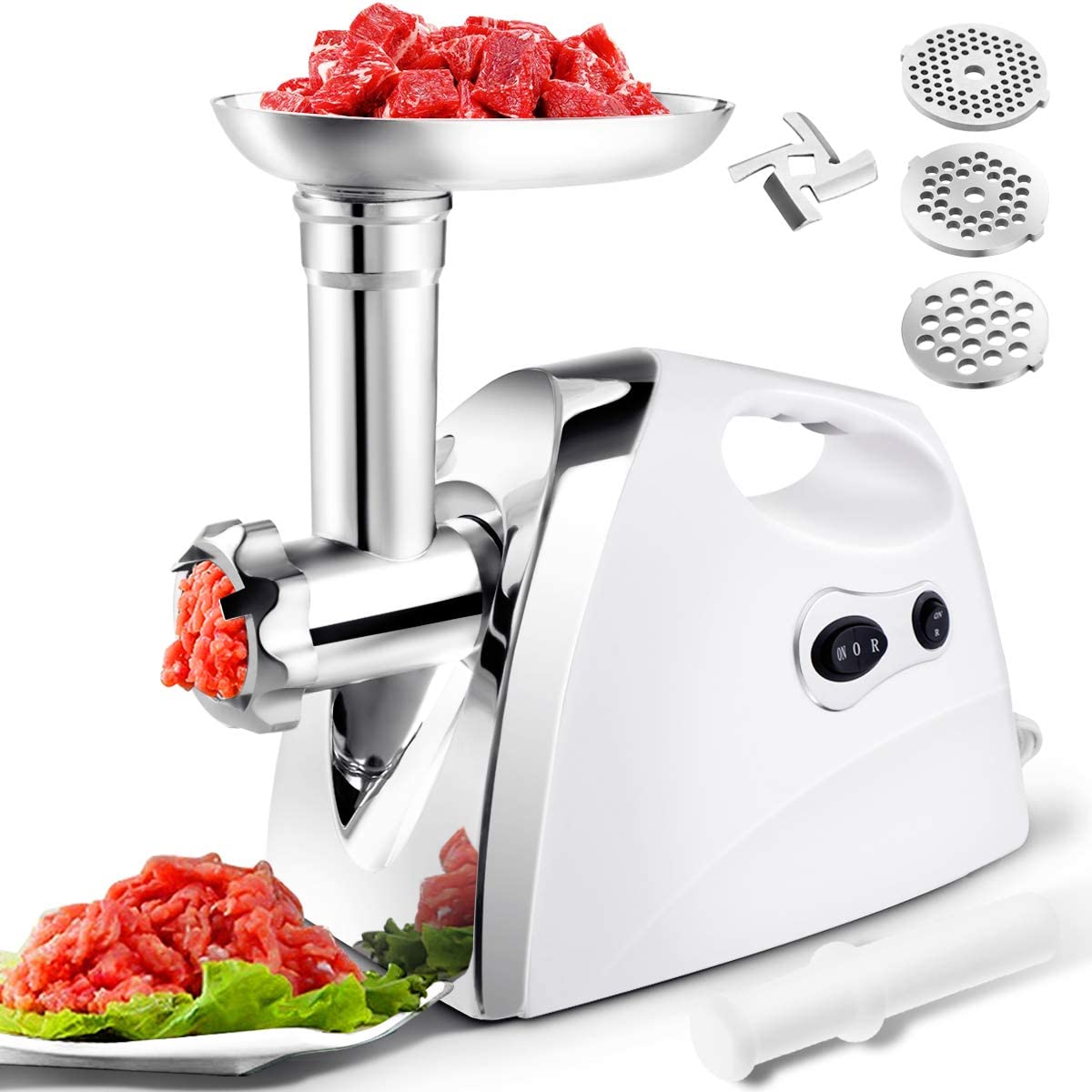 Hachoir à viande électrique en acier inoxydable - PixaMaoc