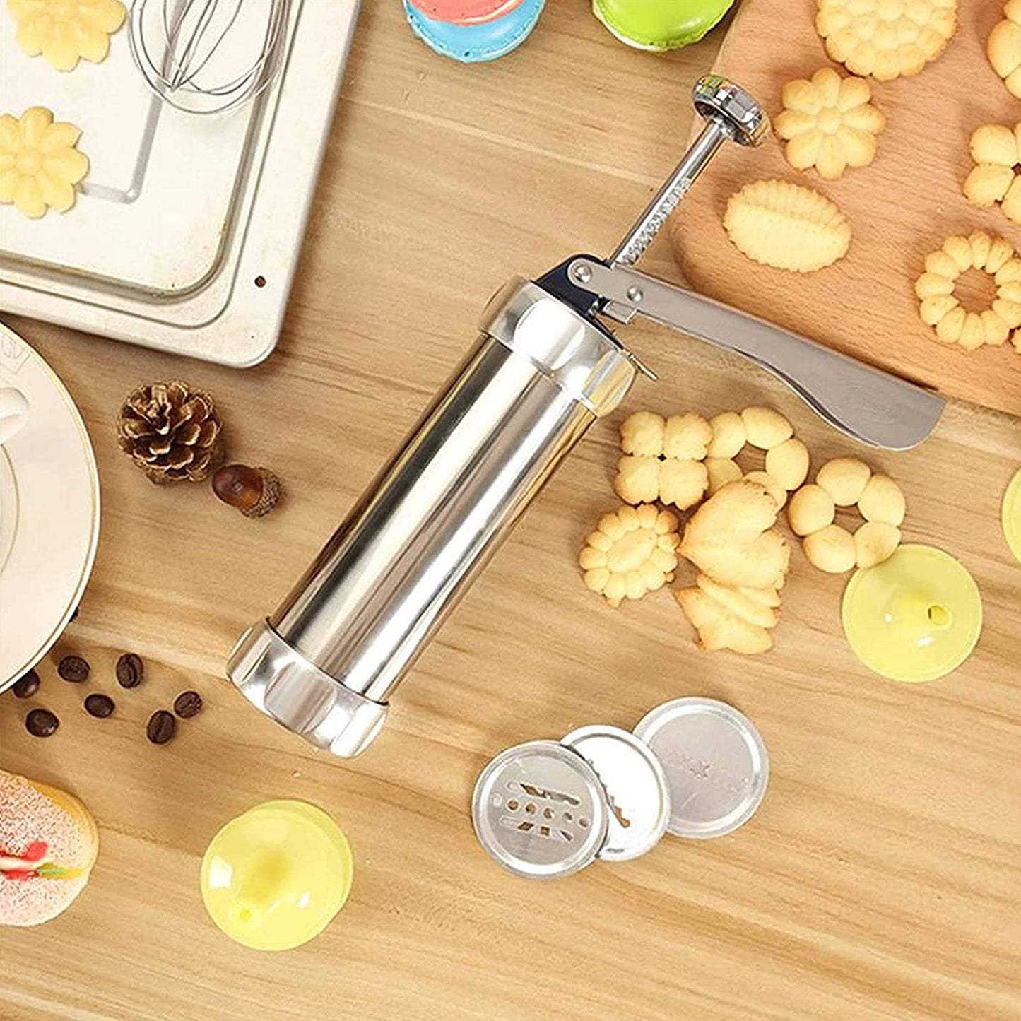 Pistolet à Biscuits Pixa en Acier Inoxydable - PixaMaoc