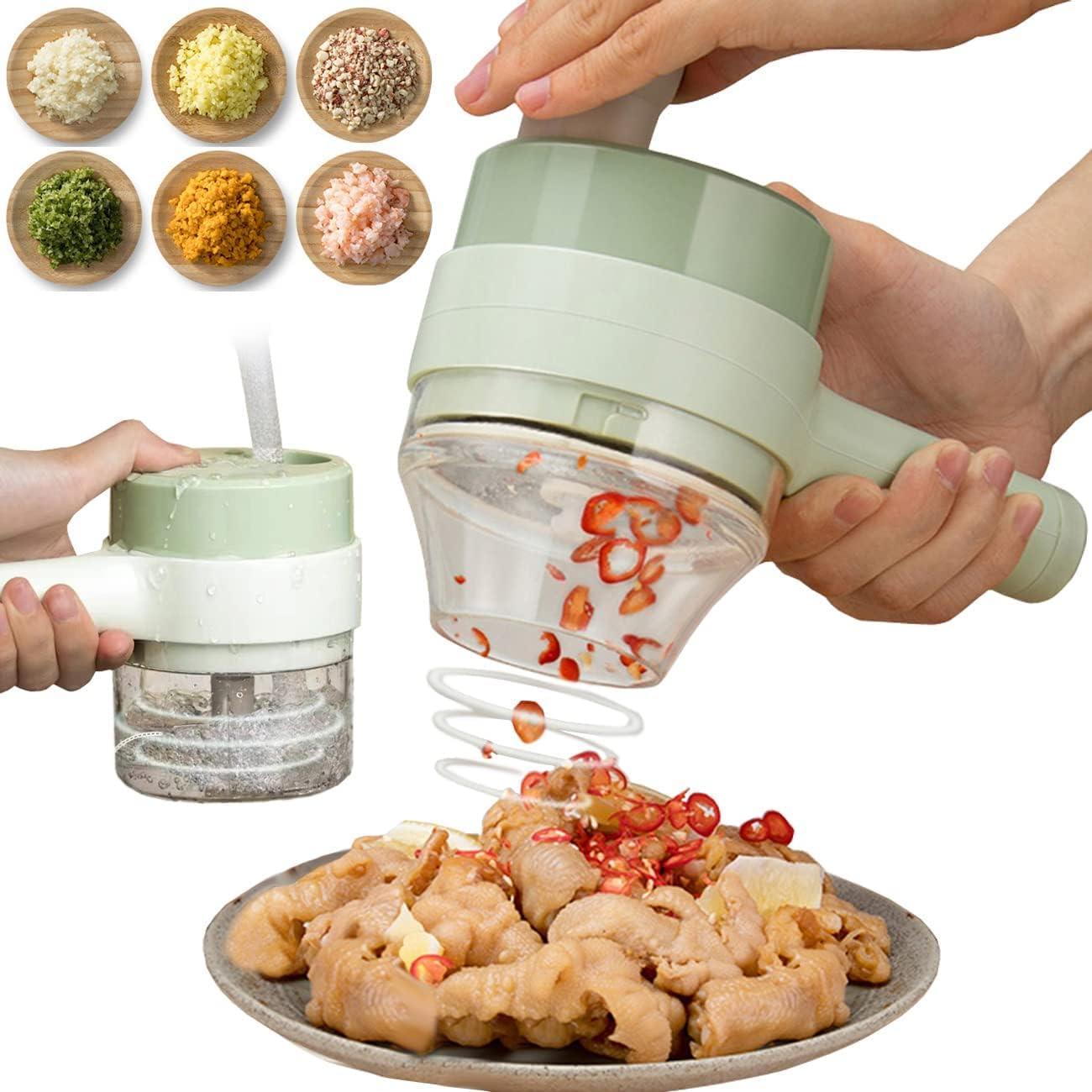 Pixa Coupe-Légumes électrique Portable 4 en 1 - PixaMaoc