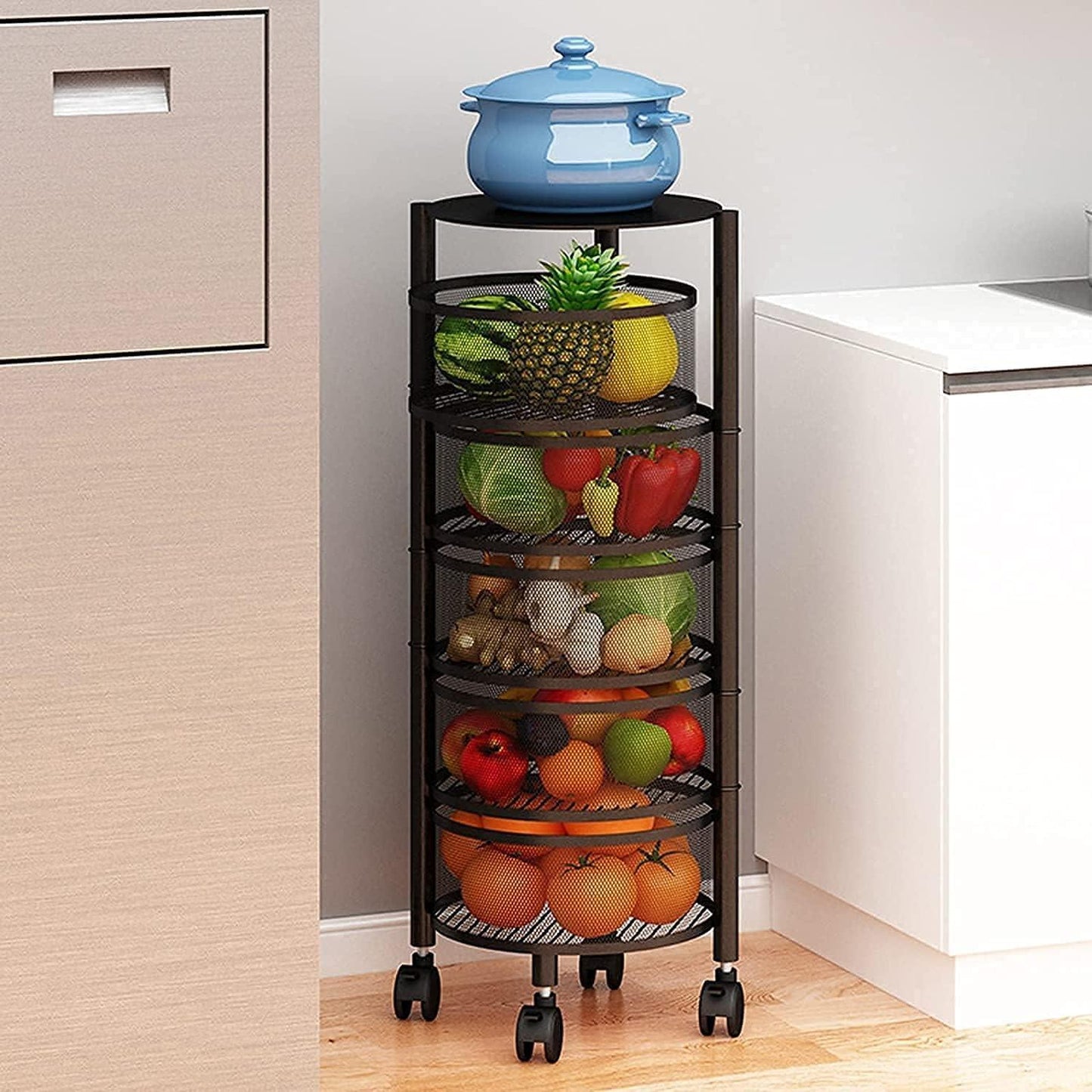 Fergal étagère de rangement rotative pixa pour cuisine - PixaMaoc
