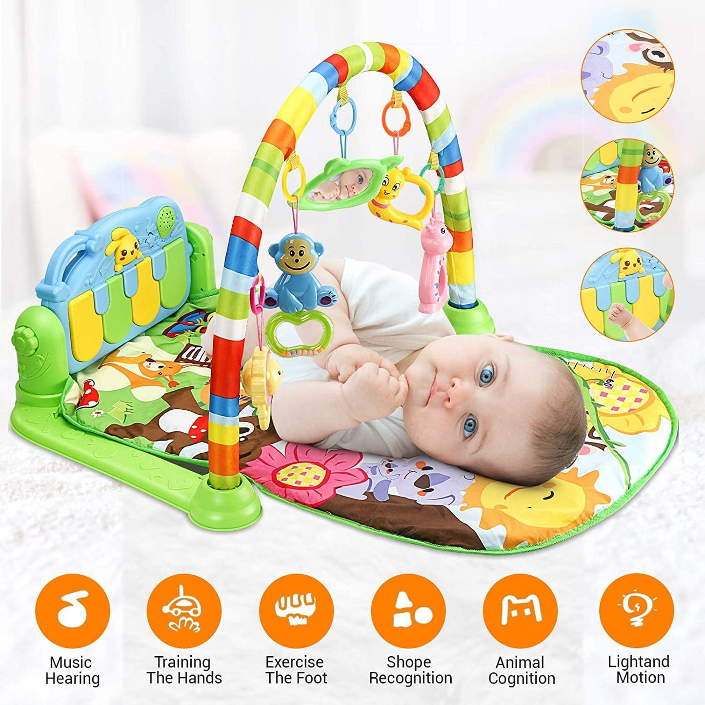 Tapis pixa de jeux Piano et d'éveil pour Bébé - PixaMaoc