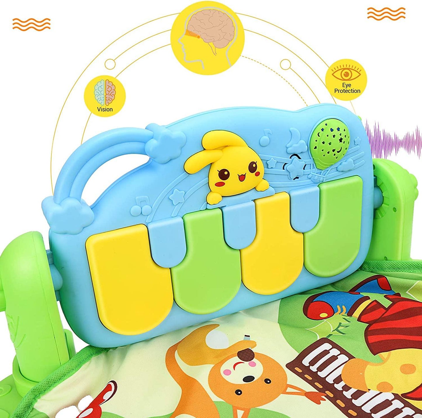 Tapis pixa de jeux Piano et d'éveil pour Bébé - PixaMaoc