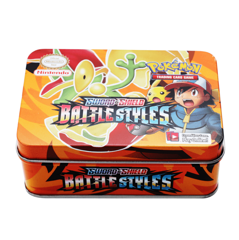 Jeu de cartes Pokemon, boîte en fer métallique, 40 pièces - PixaMaoc