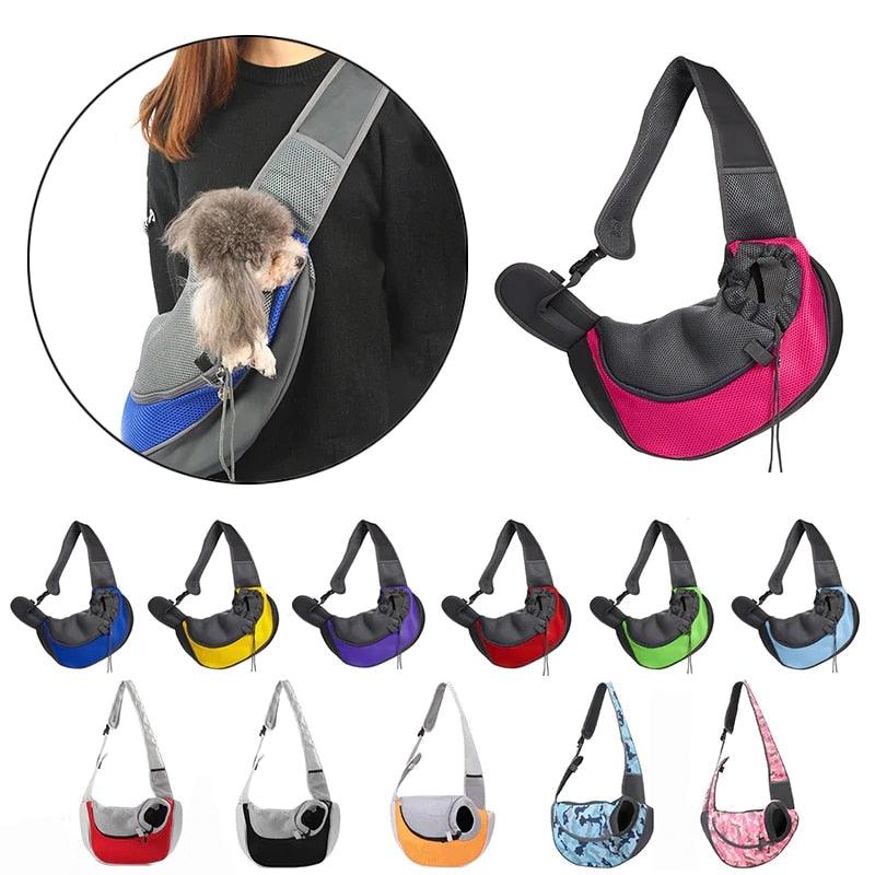 Sac à bandoulière maille confort Pour chien - PixaMaoc