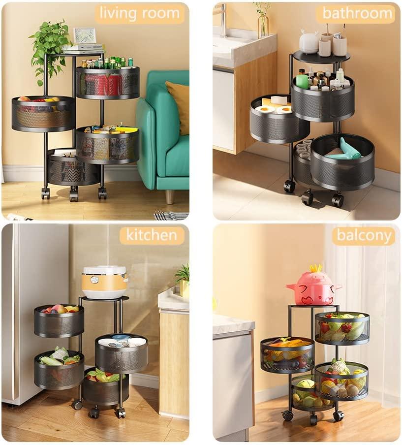 Fergal étagère de rangement rotative pixa pour cuisine - PixaMaoc