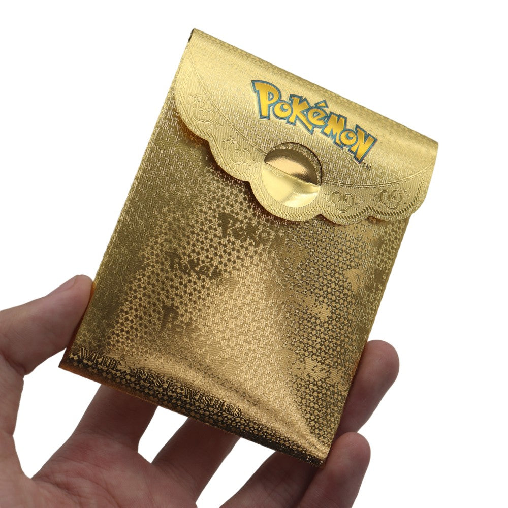 Cartes Pokémon collection rare gold boîte 10 cartes - PixaMaoc