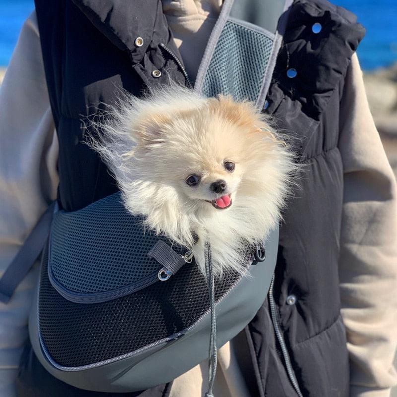 Sac à bandoulière maille confort Pour chien - PixaMaoc