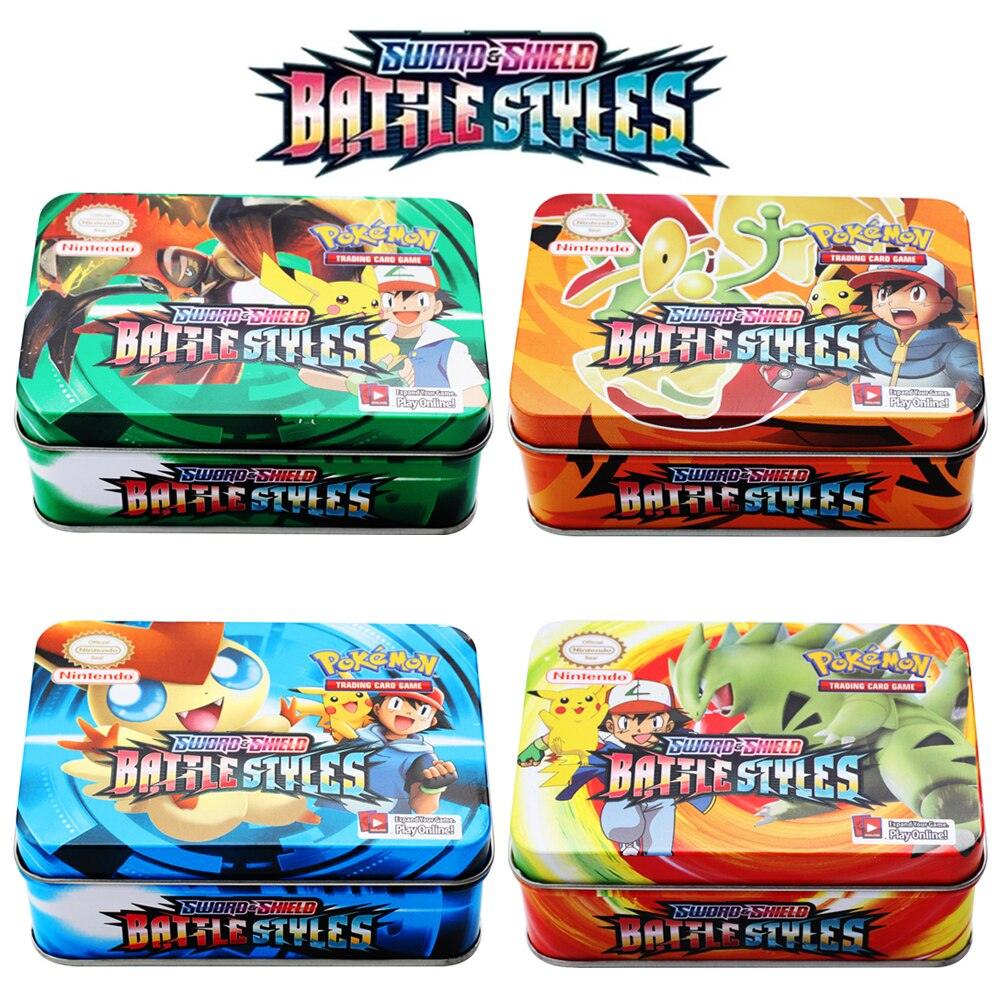 Jeu de cartes Pokemon, boîte en fer métallique, 40 pièces - PixaMaoc