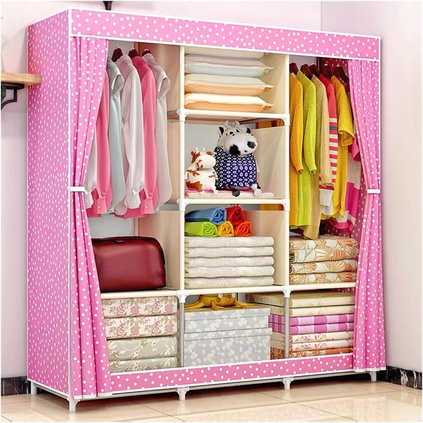 Armoire pliable en tissu étanche et anti-poussière