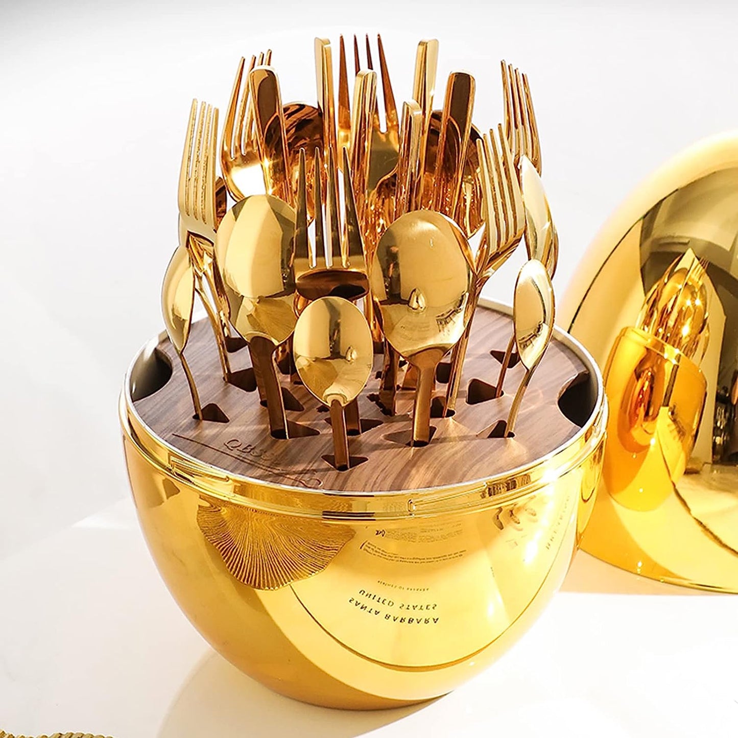 Couverts de luxe en forme d'œuf 24 pièces - PixaMaoc 