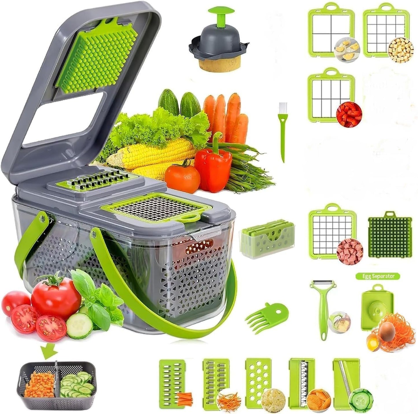 Coupe-légumes Pixa  Multifonctionnel 22pcs