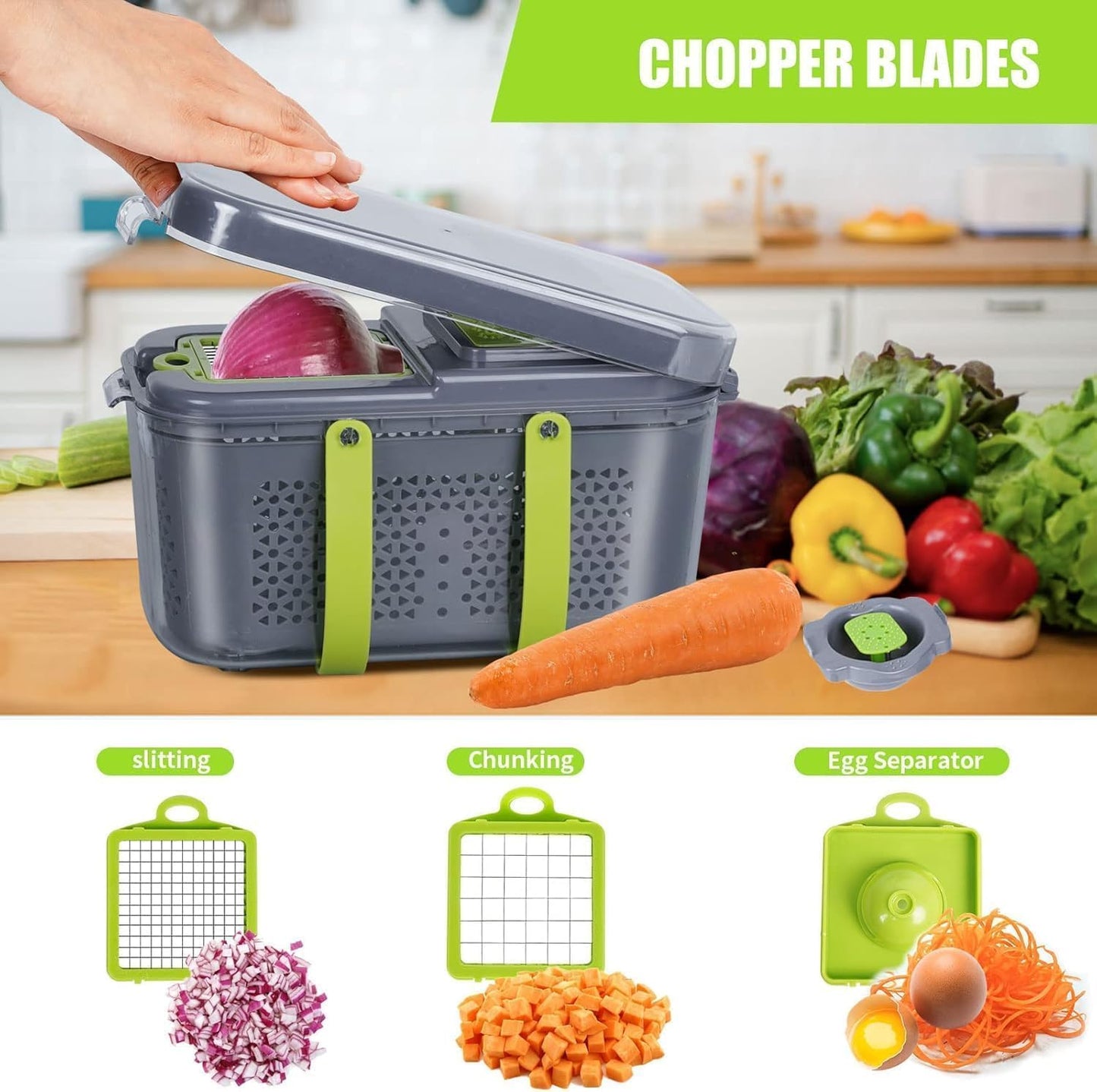 Coupe-légumes Pixa  Multifonctionnel 22pcs