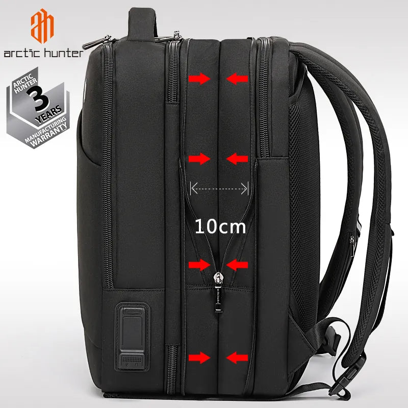 Sac à Dos Homme 3en1 Avec Trousse Voyage Et Garment Bag - Valise Business Classique Pour Voyages Courts