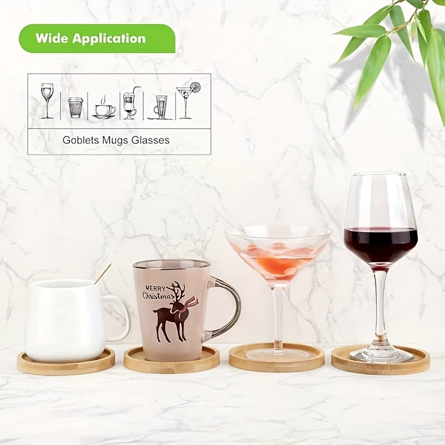 Dessous-de-verre  Pixa en bambou 1pc/6pcs